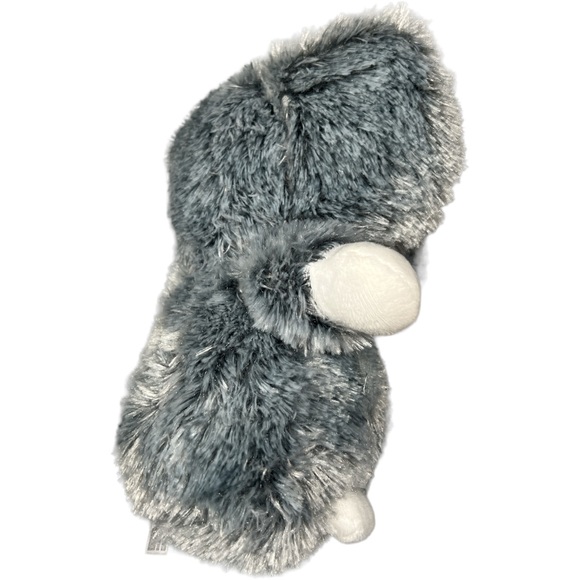 Elephant Gray & White by Spark Create Imagine Plush Rattles & Crinkles 11" NWT - Picture 5 of 9